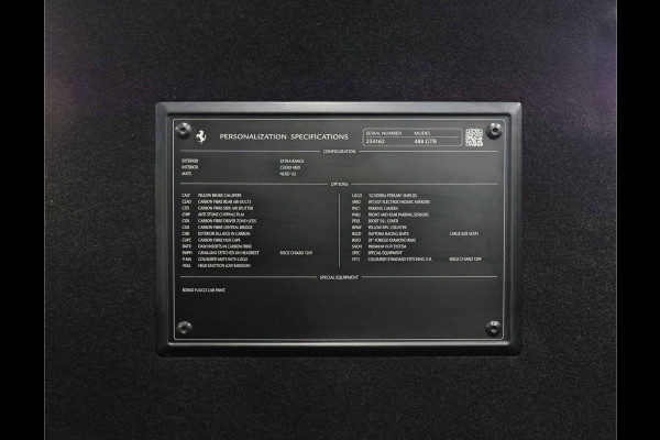 Ferrari 488 3.9 GTB HELE | Rosso Fuoco - Historie - Cuoio