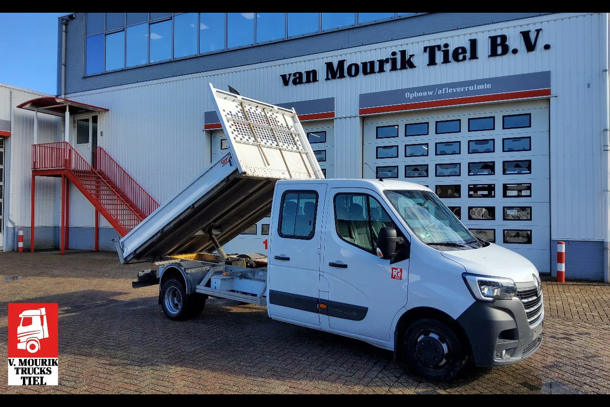 Renault Master 165.35 DUBBELE CABINE - EURO 6 - DUBBELLUCHT KIPPER + TREKHAAK Renault Master 165.35 DUBBELE CABINE - EURO 6 - DUBBELLUCHT KIPPER + TREKHAAK