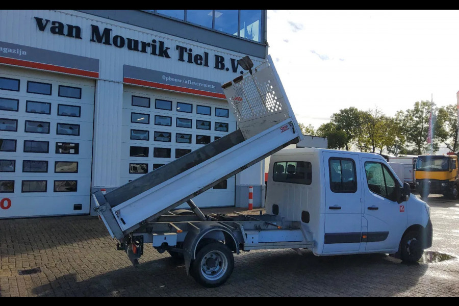 Renault Master 165.35 DUBBELE CABINE - EURO 6 - DUBBELLUCHT KIPPER + TREKHAAK Renault Master 165.35 DUBBELE CABINE - EURO 6 - DUBBELLUCHT KIPPER + TREKHAAK