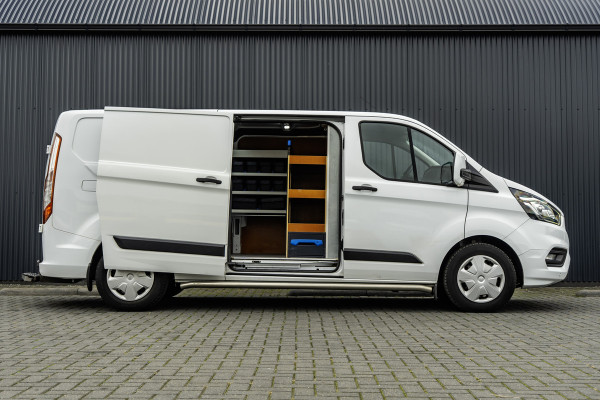 Ford Transit Custom 2.0-TDCI | L2H1 | LED | Inrichting | Omvormer | Cruise | Airco | PDC | Euro 6 Ford Transit Custom 2.0-TDCI | L2H1 | LED | Inrichting | Omvormer | Cruise | Airco | PDC | Euro 6