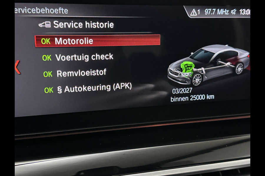 BMW 5 Serie 530d xDrive | Dealer Onderhouden | ACC | 360 Camera | Schuifdak | Comfortstoelen | Head-Up | Achterasbesturing | Leder | Keyless-Entry | Memory | Stoelverwarming V+A | LED | Stuurverwarming | Draadloos Laden | Dodehoek | BTW |