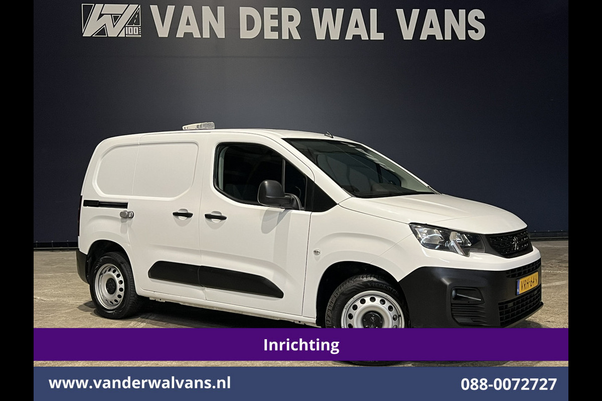 Peugeot Partner 1.5 BlueHDI 102pk L1H1 Inrichting Euro6 Airco | Camera | Apple Carplay | Trekhaak | Cruisecontrol Android Auto, Parkeersensoren Peugeot Partner 1.5 BlueHDI 102pk L1H1 Inrichting Euro6 Airco | Camera | Apple Carplay | Trekhaak | Cruisecontrol Android Auto, Parkeersensoren