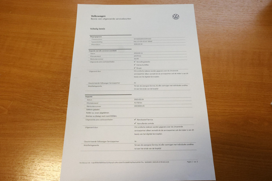 Volkswagen Polo 2.0 TSI GTI DSG VIRTUAL CARPLAY ACC CAMERA STOELVW '20 Volkswagen Polo 2.0 TSI GTI DSG VIRTUAL CARPLAY ACC CAMERA STOELVW '20