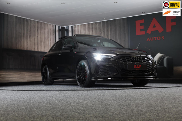 Audi A3 Sportback 45 TFSI e RS3 Look / 245 PK / RS Zetels / B & O / Leder / Lane Assist / Open Pano / Matrix / Virtual Cockpit Audi A3 Sportback 45 TFSI e RS3 Look / 245 PK / RS Zetels / B & O / Leder / Lane Assist / Open Pano / Matrix / Virtual Cockpit
