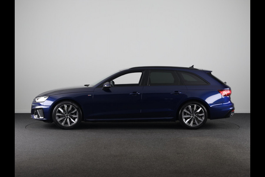 Audi A4 Avant 35 TFSI S edition Competition 150 pk S-tronic | Private lease vanaf € 751,- per maand | Verlengde garantie | Navigatie | Parkeersensoren | Stoelverwarming | S-Line |