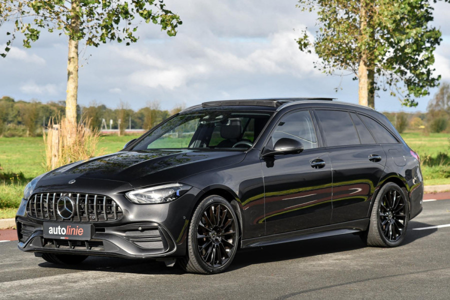 Mercedes-Benz C-Klasse Estate 300 e AMG Premium Plus. Pano, Memory, Distro+, HUD, 360 3D, Trekh, Burm, Keyless, Digital, Stuurvw! Mercedes-Benz C-Klasse Estate 300 e AMG Premium Plus. Pano, Memory, Distro+, HUD, 360 3D, Trekh, Burm, Keyless, Digital, Stuurvw!
