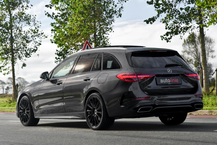 Mercedes-Benz C-Klasse Estate 300 e AMG Premium Plus. Pano, Memory, Distro+, HUD, 360 3D, Trekh, Burm, Keyless, Digital, Stuurvw! Mercedes-Benz C-Klasse Estate 300 e AMG Premium Plus. Pano, Memory, Distro+, HUD, 360 3D, Trekh, Burm, Keyless, Digital, Stuurvw!