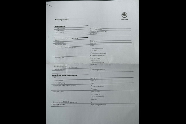 Škoda Fabia Combi 1.0 TSI Drive Navi Airco PDC Škoda Fabia Combi 1.0 TSI Drive Navi Airco PDC