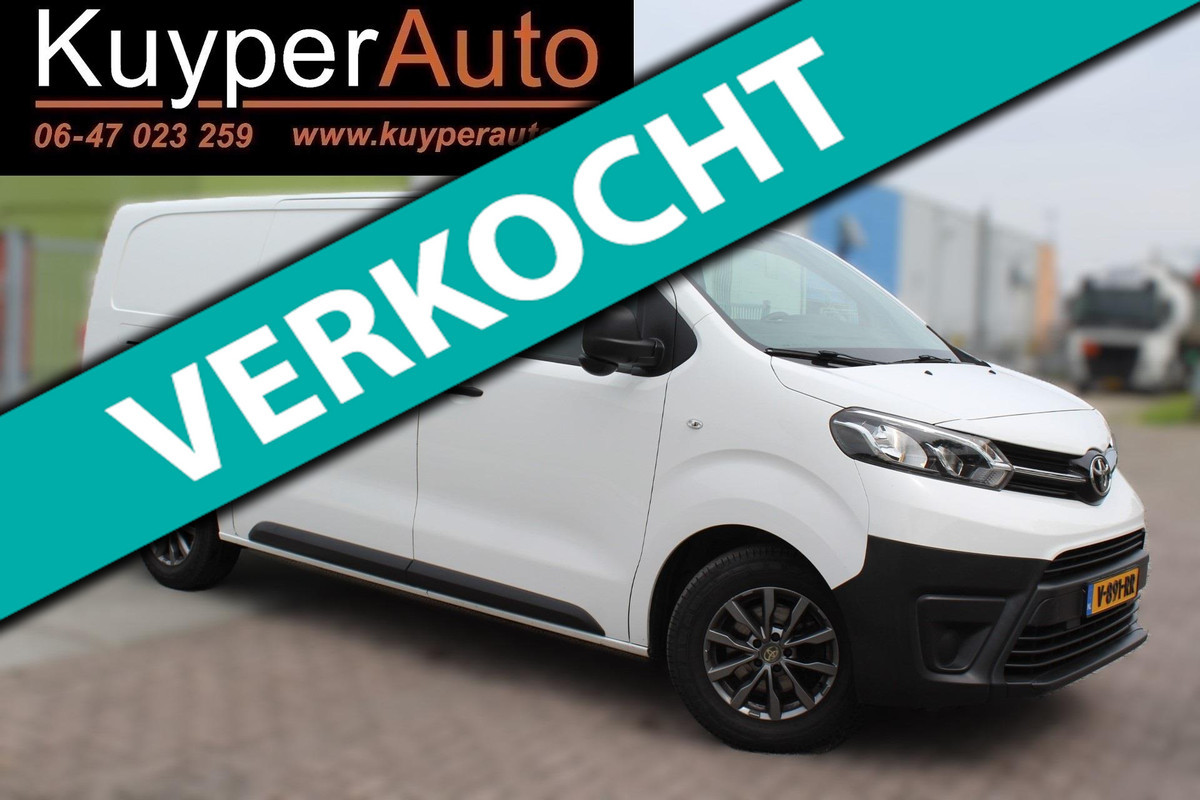 Toyota ProAce Worker 2.0 D-4D Cool Comfort Long EMISSIE 6 1E EIGENAAR NW APK AIRCO CRUISE DEALER ONDERHOUDEN Toyota ProAce Worker 2.0 D-4D Cool Comfort Long EMISSIE 6 1E EIGENAAR NW APK AIRCO CRUISE DEALER ONDERHOUDEN