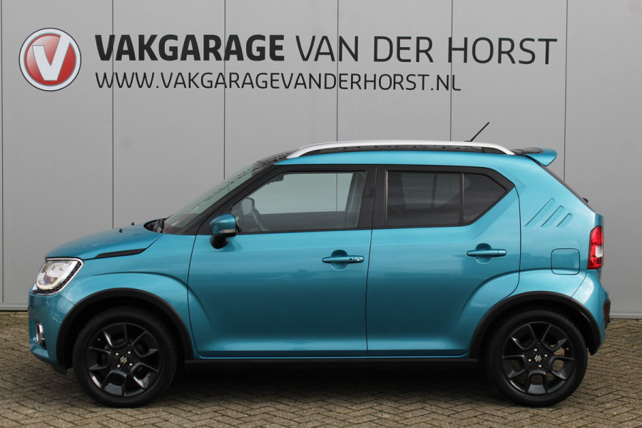 Suzuki Ignis 1.2-90pk Select. Mooie en luxe hoogzitter. Trekhaak, Keyless Entry, Lane Assist, Camera, Airco,