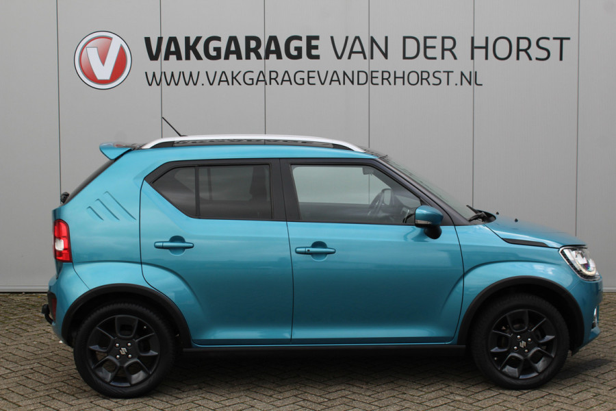 Suzuki Ignis 1.2-90pk Select. Mooie en luxe hoogzitter. Trekhaak, Keyless Entry, Lane Assist, Camera, Airco,