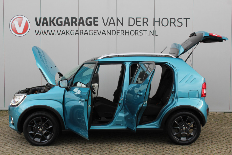 Suzuki Ignis 1.2-90pk Select. Mooie en luxe hoogzitter. Trekhaak, Keyless Entry, Lane Assist, Camera, Airco,