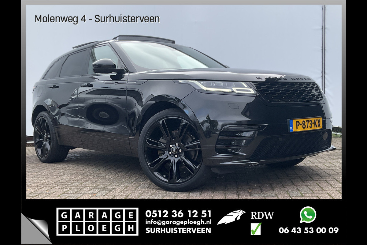 Land Rover Range Rover Velar 2.0 I4 Turbo AWD R-Dynamic Pano HUD Meridian Leer Stuur/Stoelverw Memory VOL!