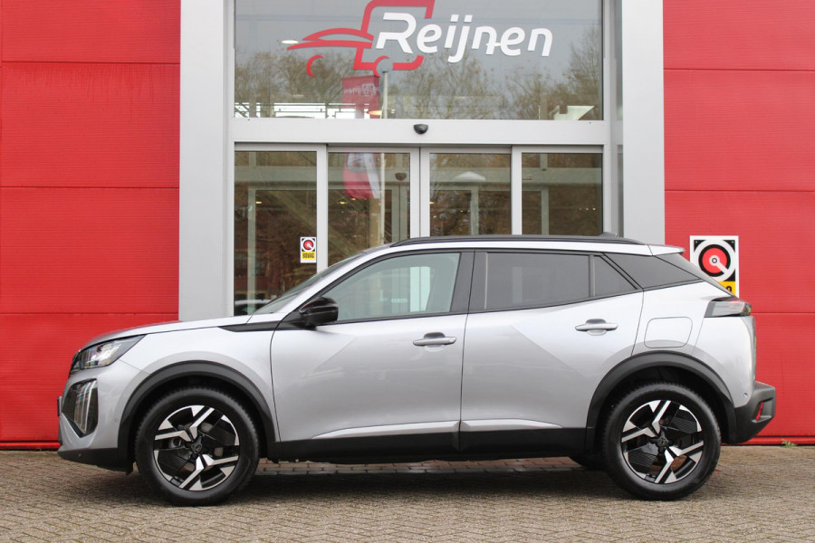 Peugeot 2008 1.2 100PK ALLURE | NAVIGATIE | APPLE CARPLAY/ANDROID AUTO | DAB RADIO | LED | PARKEERSENSOREN | ACHTERUIRIJCAMERA | DODEHOEKDETECTIE | 360° CAMERA | ADAPTIVE CRUISECONTROL | 3D-COCKPIT | ZWARTE DAKRAILS | 17" LICHTMETAAL |