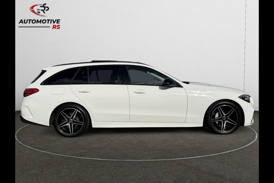 Mercedes-Benz C-Klasse Estate 180 AMG Line|Pano Trekhaak Cruise Camera Stoelverw. Sfeerverlichting Dodehoek Carplay& Android auto