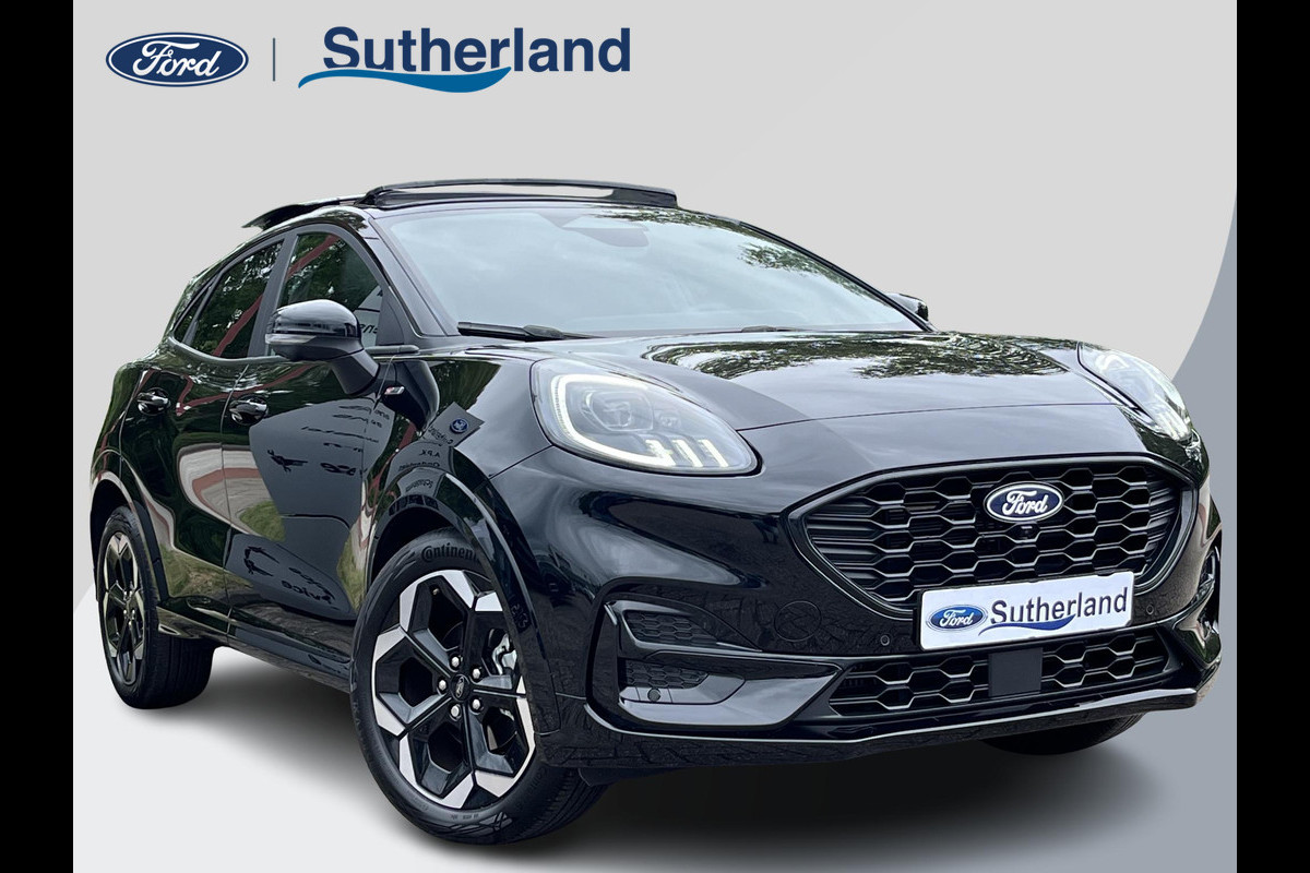 Ford Puma 1.0 EcoBoost Hybrid ST-Line X 155pk Automaat | Panoramadak | Afneembare trekhaak | Winter Pack | Adaptive cruise control | 360 graden camera | Bang&Olufsen | Elektrsiche achterklep | Matrix LED Ford Puma 1.0 EcoBoost Hybrid ST-Line X 155pk Automaat | Panoramadak | Afneembare trekhaak | Winter Pack | Adaptive cruise control | 360 graden camera | Bang&Olufsen | Elektrsiche achterklep | Matrix LED