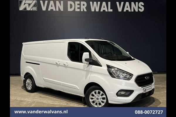 Ford Transit Custom 2.0 TDCI 170pk L2H1 Euro6 Airco | 2x zijdeur | Camera | Navigatie | Apple Carplay | LED | 2800kg Trekhaak Cruisecontrol, Stoelverwarming, Verwarmde voorruit, Parkeersensoren, Bijrijdersbank