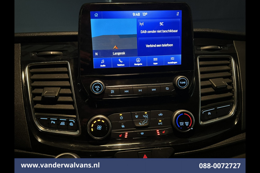 Ford Transit Custom 2.0 TDCI 170pk L2H1 Euro6 Airco | 2x zijdeur | Camera | Navigatie | Apple Carplay | LED | 2800kg Trekhaak Cruisecontrol, Stoelverwarming, Verwarmde voorruit, Parkeersensoren, Bijrijdersbank