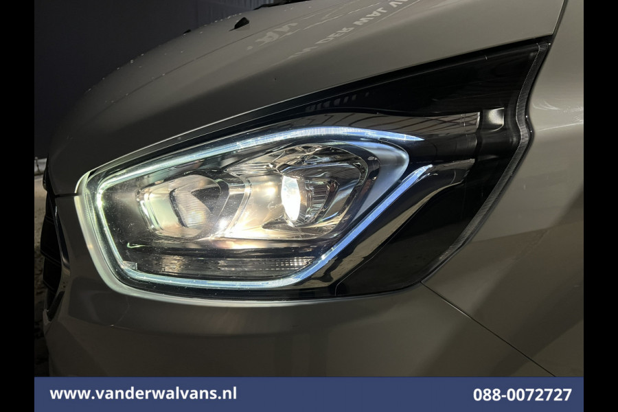 Ford Transit Custom 2.0 TDCI 170pk L2H1 Euro6 Airco | 2x zijdeur | Camera | Navigatie | Apple Carplay | LED | 2800kg Trekhaak Cruisecontrol, Stoelverwarming, Verwarmde voorruit, Parkeersensoren, Bijrijdersbank