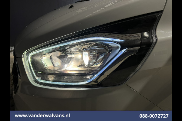 Ford Transit Custom 2.0 TDCI 170pk L2H1 Euro6 Airco | 2x zijdeur | Camera | Navigatie | Apple Carplay | LED | 2800kg Trekhaak Cruisecontrol, Stoelverwarming, Verwarmde voorruit, Parkeersensoren, Bijrijdersbank