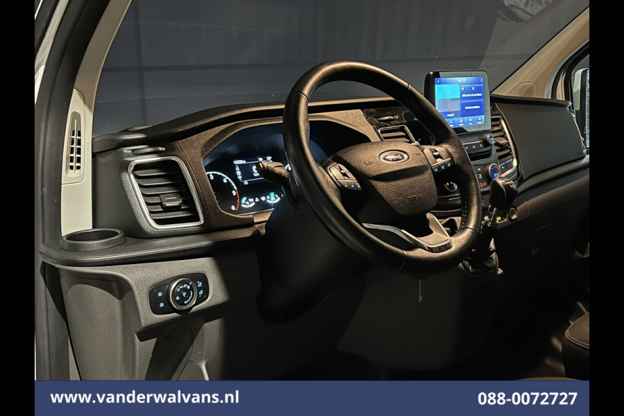 Ford Transit Custom 2.0 TDCI 170pk L2H1 Euro6 Airco | 2x zijdeur | Camera | Navigatie | Apple Carplay | LED | 2800kg Trekhaak Cruisecontrol, Stoelverwarming, Verwarmde voorruit, Parkeersensoren, Bijrijdersbank
