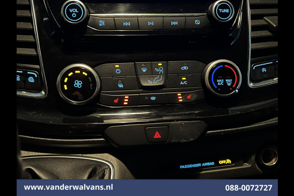 Ford Transit Custom 2.0 TDCI 170pk L2H1 Euro6 Airco | 2x zijdeur | Camera | Navigatie | Apple Carplay | LED | 2800kg Trekhaak Cruisecontrol, Stoelverwarming, Verwarmde voorruit, Parkeersensoren, Bijrijdersbank