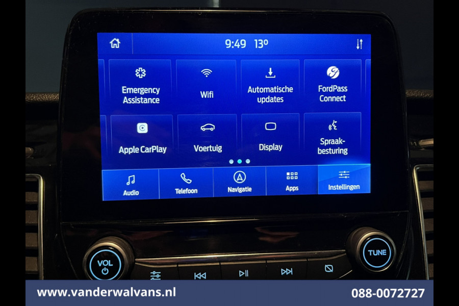 Ford Transit Custom 2.0 TDCI 170pk L2H1 Euro6 Airco | 2x zijdeur | Camera | Navigatie | Apple Carplay | LED | 2800kg Trekhaak Cruisecontrol, Stoelverwarming, Verwarmde voorruit, Parkeersensoren, Bijrijdersbank