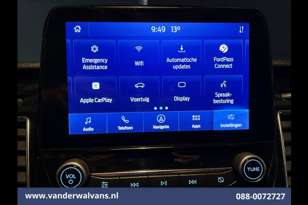 Ford Transit Custom 2.0 TDCI 170pk L2H1 Euro6 Airco | 2x zijdeur | Camera | Navigatie | Apple Carplay | LED | 2800kg Trekhaak Cruisecontrol, Stoelverwarming, Verwarmde voorruit, Parkeersensoren, Bijrijdersbank