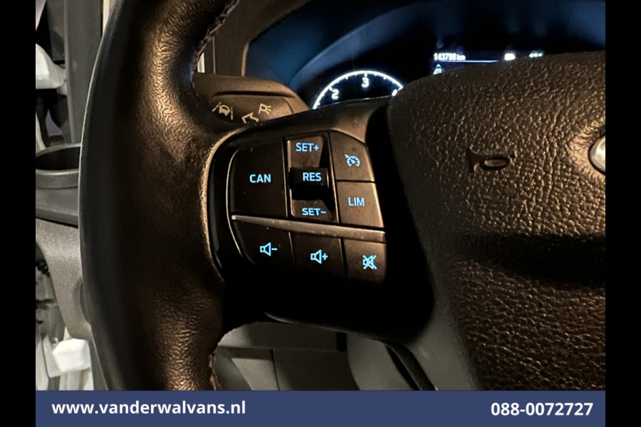 Ford Transit Custom 2.0 TDCI 170pk L2H1 Euro6 Airco | 2x zijdeur | Camera | Navigatie | Apple Carplay | LED | 2800kg Trekhaak Cruisecontrol, Stoelverwarming, Verwarmde voorruit, Parkeersensoren, Bijrijdersbank