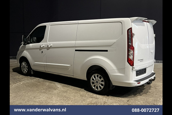 Ford Transit Custom 2.0 TDCI 170pk L2H1 Euro6 Airco | 2x zijdeur | Camera | Navigatie | Apple Carplay | LED | 2800kg Trekhaak Cruisecontrol, Stoelverwarming, Verwarmde voorruit, Parkeersensoren, Bijrijdersbank