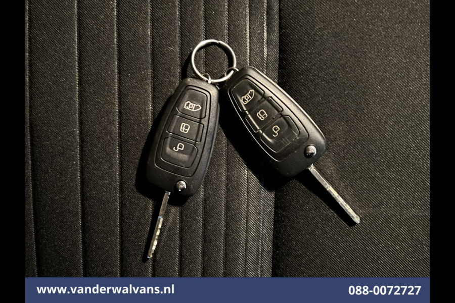 Ford Transit Custom 2.0 TDCI 170pk L2H1 Euro6 Airco | 2x zijdeur | Camera | Navigatie | Apple Carplay | LED | 2800kg Trekhaak Cruisecontrol, Stoelverwarming, Verwarmde voorruit, Parkeersensoren, Bijrijdersbank