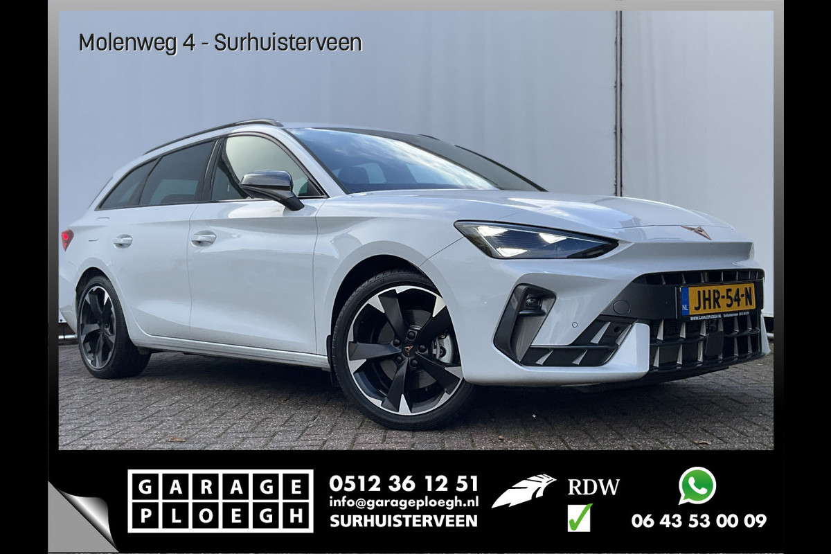 CUPRA Leon Sportstourer 1.5 TSI PHEV e-Hybrid Business Elek.Trekhaak Adap.Cruise Carplay Camera Sfeerverl 2025 3136KM! CUPRA Leon Sportstourer 1.5 TSI PHEV e-Hybrid Business Elek.Trekhaak Adap.Cruise Carplay Camera Sfeerverl 2025 3136KM!