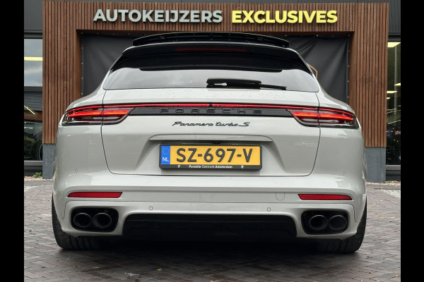 Porsche Panamera Sport Turismo 4.0 Turbo S E-Hybrid Keramisch Panoramadak Sportdesign Sportchrono Vossen 22”LM Krijt Grijs 680 PK! Porsche Panamera Sport Turismo 4.0 Turbo S E-Hybrid Keramisch Panoramadak Sportdesign Sportchrono Vossen 22”LM Krijt Grijs 680 PK!