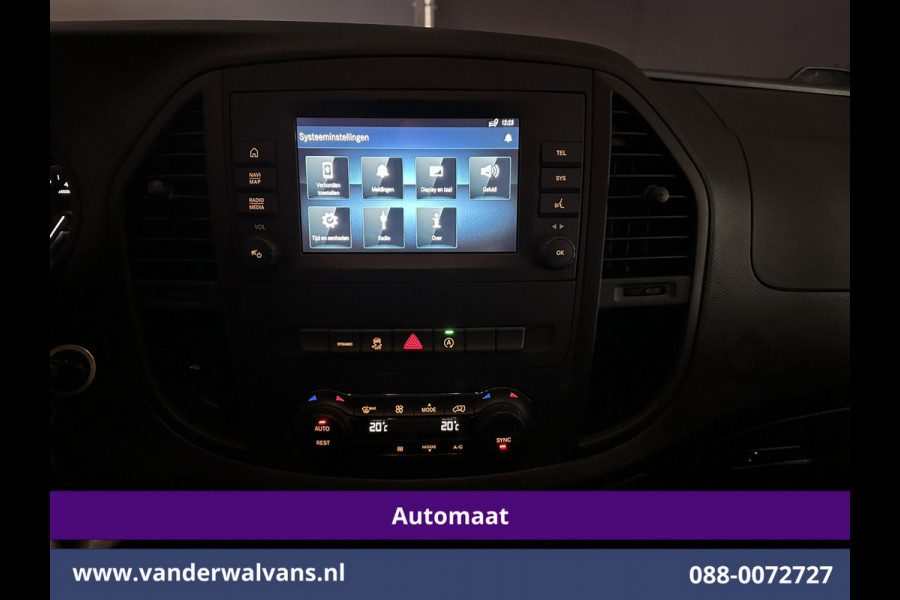 Mercedes-Benz Vito 116 CDI 164pk 9G-Tronic Automaat L2H1 Euro6 Airco | Camera | Apple Carplay Android Auto, Cruisecontrol, 2500kg Trekhaak, Parkeersensoren, Bijrijdersbank