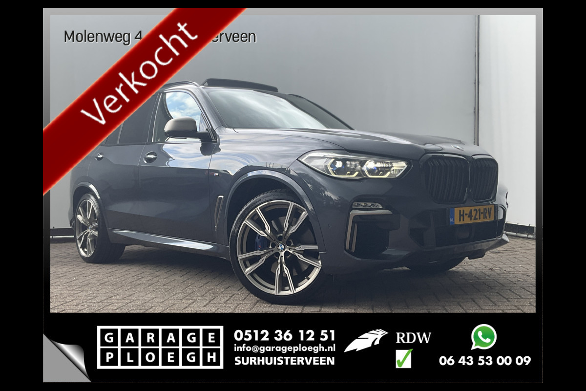 BMW X5 M50D 400PK High Executive Incl.BTW M-Sport Pano HK 360°Cam Leer HUD Trekhaak VOL! BMW X5 M50D 400PK High Executive Incl.BTW M-Sport Pano HK 360°Cam Leer HUD Trekhaak VOL!