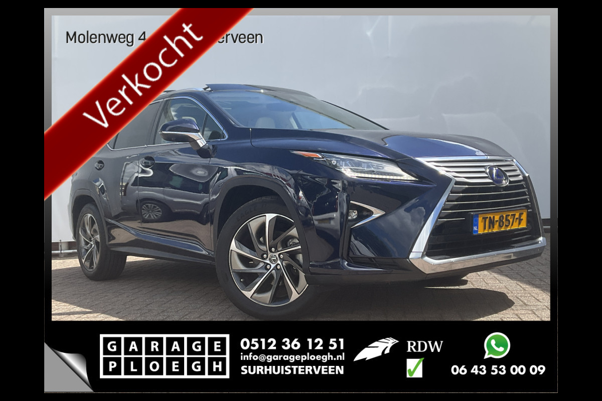 Lexus RX 450h 4WD President Line Pano Leder HUD Stoelverw+Ventilatie 360Cam VOL! Lexus RX 450h 4WD President Line Pano Leder HUD Stoelverw+Ventilatie 360Cam VOL!
