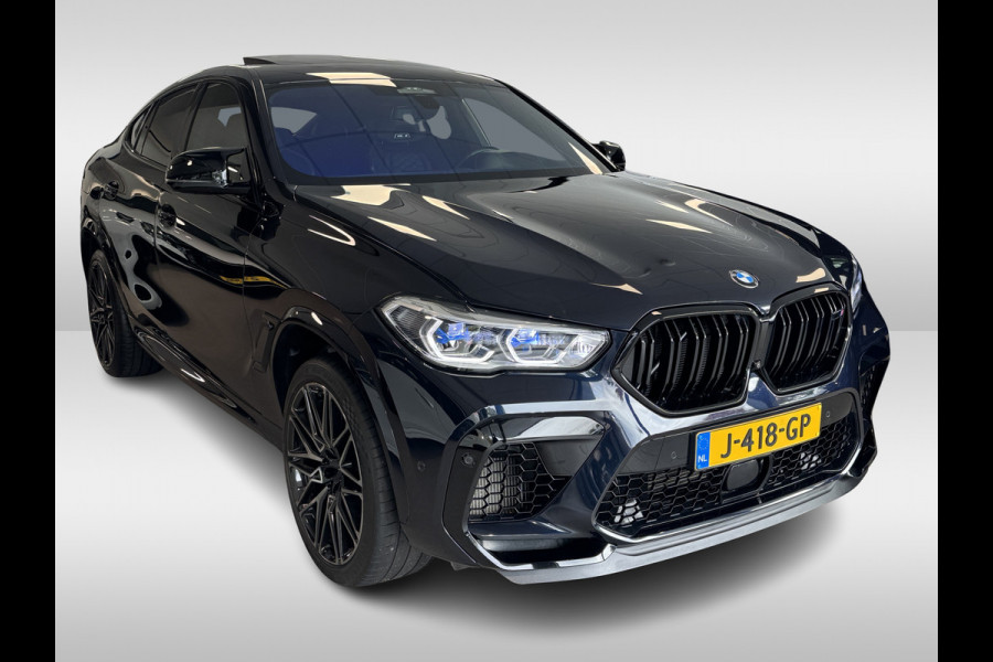 BMW X6 M Competition / Trekhaak / Panoramadak / 360Camera / Head-up / Rear Entertainment / Bowers & Wilkens / 22'' / Softclose / Intr.voorverwarming / Carbon intr. / Stoelventilatie / Stuur+Stoelverwarming / DAB BMW X6 M Competition / Trekhaak / Panoramadak / 360Camera / Head-up / Rear Entertainment / Bowers & Wilkens / 22'' / Softclose / Intr.voorverwarming / Carbon intr. / Stoelventilatie / Stuur+Stoelverwarming / DAB
