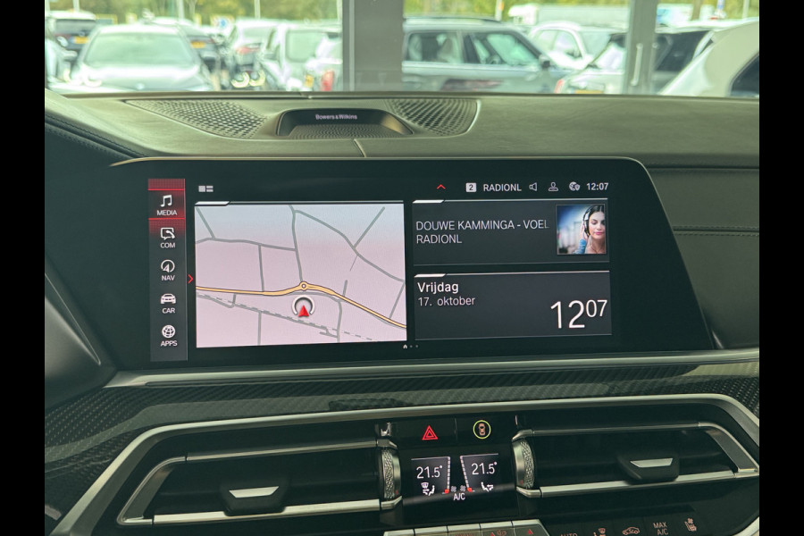 BMW X6 M Competition / Trekhaak / Panoramadak / 360Camera / Head-up / Rear Entertainment / Bowers & Wilkens / 22'' / Softclose / Intr.voorverwarming / Carbon intr. / Stoelventilatie / Stuur+Stoelverwarming / DAB BMW X6 M Competition / Trekhaak / Panoramadak / 360Camera / Head-up / Rear Entertainment / Bowers & Wilkens / 22'' / Softclose / Intr.voorverwarming / Carbon intr. / Stoelventilatie / Stuur+Stoelverwarming / DAB