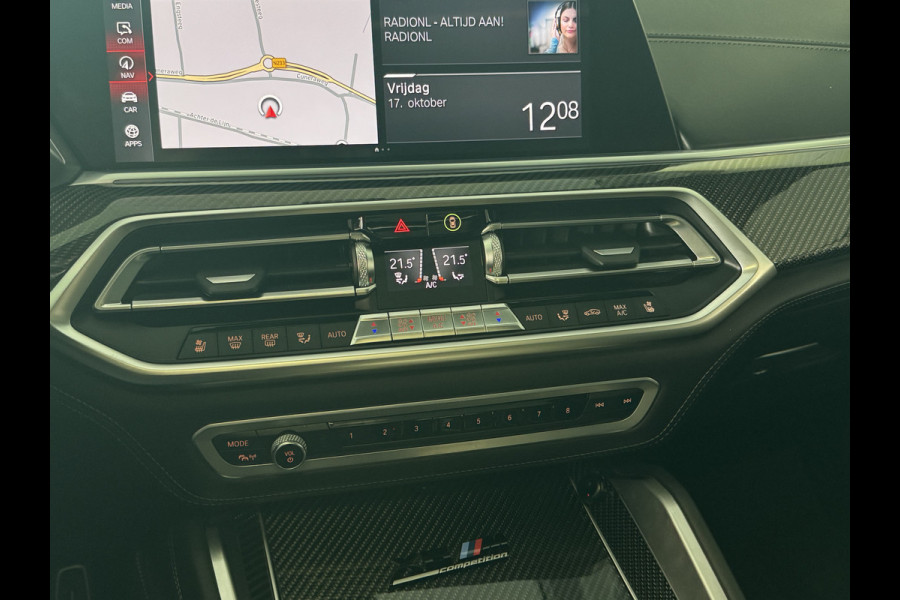 BMW X6 M Competition / Trekhaak / Panoramadak / 360Camera / Head-up / Rear Entertainment / Bowers & Wilkens / 22'' / Softclose / Intr.voorverwarming / Carbon intr. / Stoelventilatie / Stuur+Stoelverwarming / DAB BMW X6 M Competition / Trekhaak / Panoramadak / 360Camera / Head-up / Rear Entertainment / Bowers & Wilkens / 22'' / Softclose / Intr.voorverwarming / Carbon intr. / Stoelventilatie / Stuur+Stoelverwarming / DAB