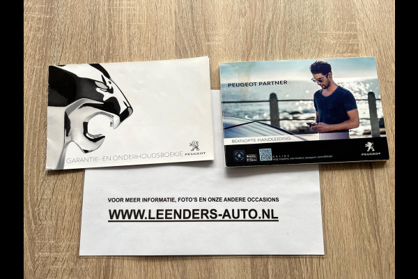 Peugeot Partner L2H1 1.5 BlueHDI 100PK euro6 Premium Long 3PERSOONS, Airco, Camera, CruiseControl, RIJKLAARPRIJS!
