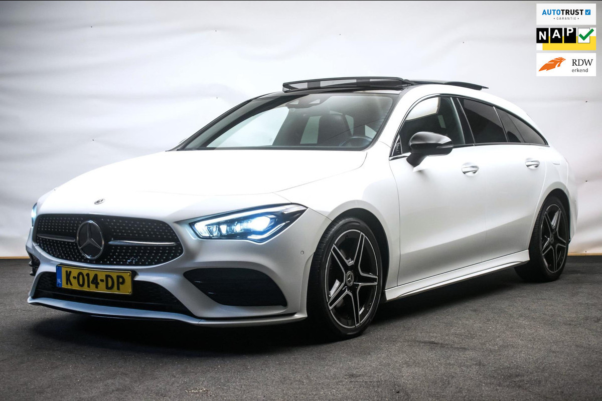 Mercedes-Benz CLA-Klasse Shooting Brake 180 Business Solution AMG Night Edition ORG NL [ Pano Sfeer Matrix Memory El Trekhaak ]