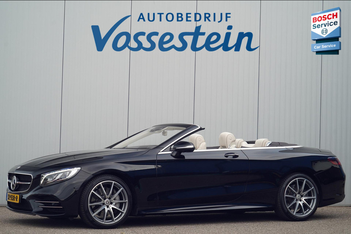 Mercedes-Benz S-Klasse Cabrio 560 Premium Plus / AMG Line / Nachtzicht / Head-Up / Burmester / Zeer Compleet! Mercedes-Benz S-Klasse Cabrio 560 Premium Plus / AMG Line / Nachtzicht / Head-Up / Burmester / Zeer Compleet!