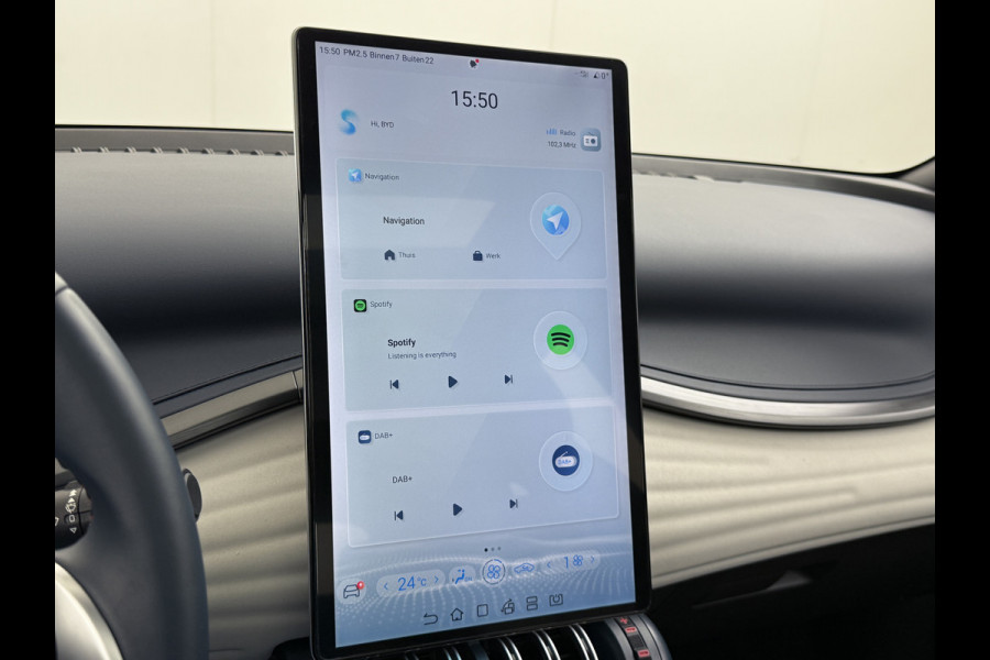 BYD ATTO 3 60kWh Design SOH 100% Panoramadak Leder+Elektr.Verst. Warmtepomp Adaptieve Cruise 360°Camera Apple Carplay Android Auto Elektr.A Verkeersbord detectie WiFi DAB Led Rijstrooksensor Keyless Smartphone Entry Fabrieksgarantie tot 20-12-2028/150.000km Garantie op de LFP Accu tot 20-12-2030/200.000km €44.000,- Nieuw! BYD ATTO 3 60kWh Design SOH 100% Panoramadak Leder+Elektr.Verst. Warmtepomp Adaptieve Cruise 360°Camera Apple Carplay Android Auto Elektr.A Verkeersbord detectie WiFi DAB Led Rijstrooksensor Keyless Smartphone Entry Fabrieksgarantie tot 20-12-2028/150.000km Garantie op de LFP Accu tot 20-12-2030/200.000km €44.000,- Nieuw!