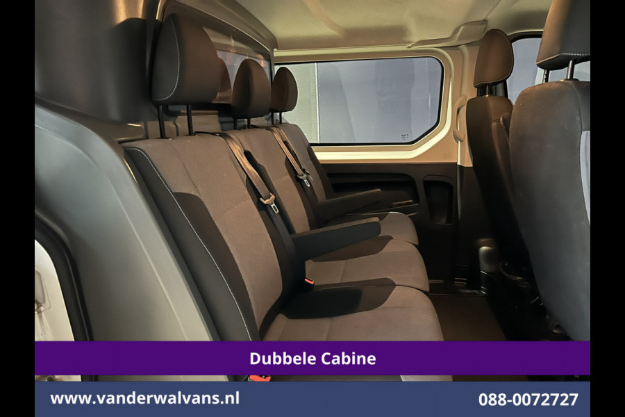Opel Vivaro 1.6 CDTI 126pk L2H1 Dubbele cabine Euro6 Airco | 5-Zits | Camera | Navigatie | Omvormer | Trekhaak Cruisecontrol, Parkeersensoren