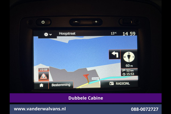 Opel Vivaro 1.6 CDTI 126pk L2H1 Dubbele cabine Euro6 Airco | 5-Zits | Camera | Navigatie | Omvormer | Trekhaak Cruisecontrol, Parkeersensoren