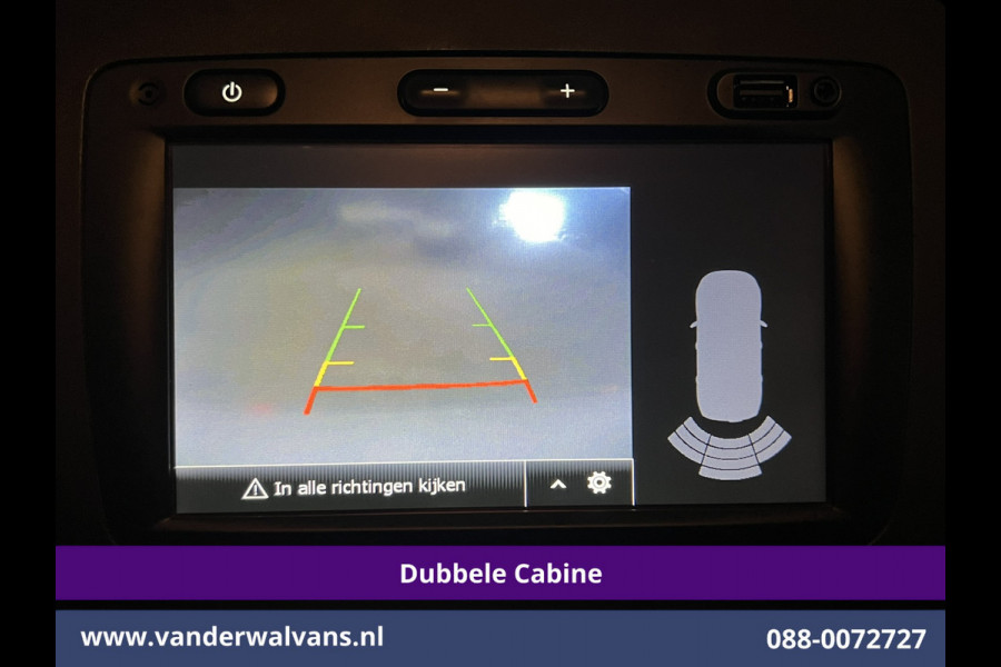 Opel Vivaro 1.6 CDTI 126pk L2H1 Dubbele cabine Euro6 Airco | 5-Zits | Camera | Navigatie | Omvormer | Trekhaak Cruisecontrol, Parkeersensoren