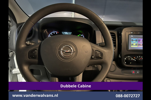 Opel Vivaro 1.6 CDTI 126pk L2H1 Dubbele cabine Euro6 Airco | 5-Zits | Camera | Navigatie | Omvormer | Trekhaak Cruisecontrol, Parkeersensoren