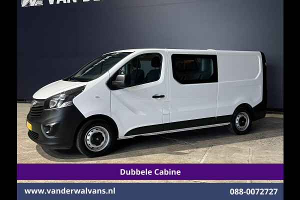 Opel Vivaro 1.6 CDTI 126pk L2H1 Dubbele cabine Euro6 Airco | 5-Zits | Camera | Navigatie | Omvormer | Trekhaak Cruisecontrol, Parkeersensoren