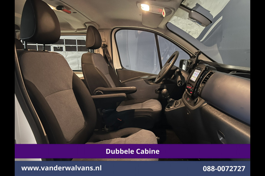 Opel Vivaro 1.6 CDTI 126pk L2H1 Dubbele cabine Euro6 Airco | 5-Zits | Camera | Navigatie | Omvormer | Trekhaak Cruisecontrol, Parkeersensoren