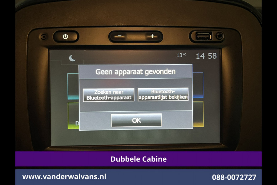 Opel Vivaro 1.6 CDTI 126pk L2H1 Dubbele cabine Euro6 Airco | 5-Zits | Camera | Navigatie | Omvormer | Trekhaak Cruisecontrol, Parkeersensoren